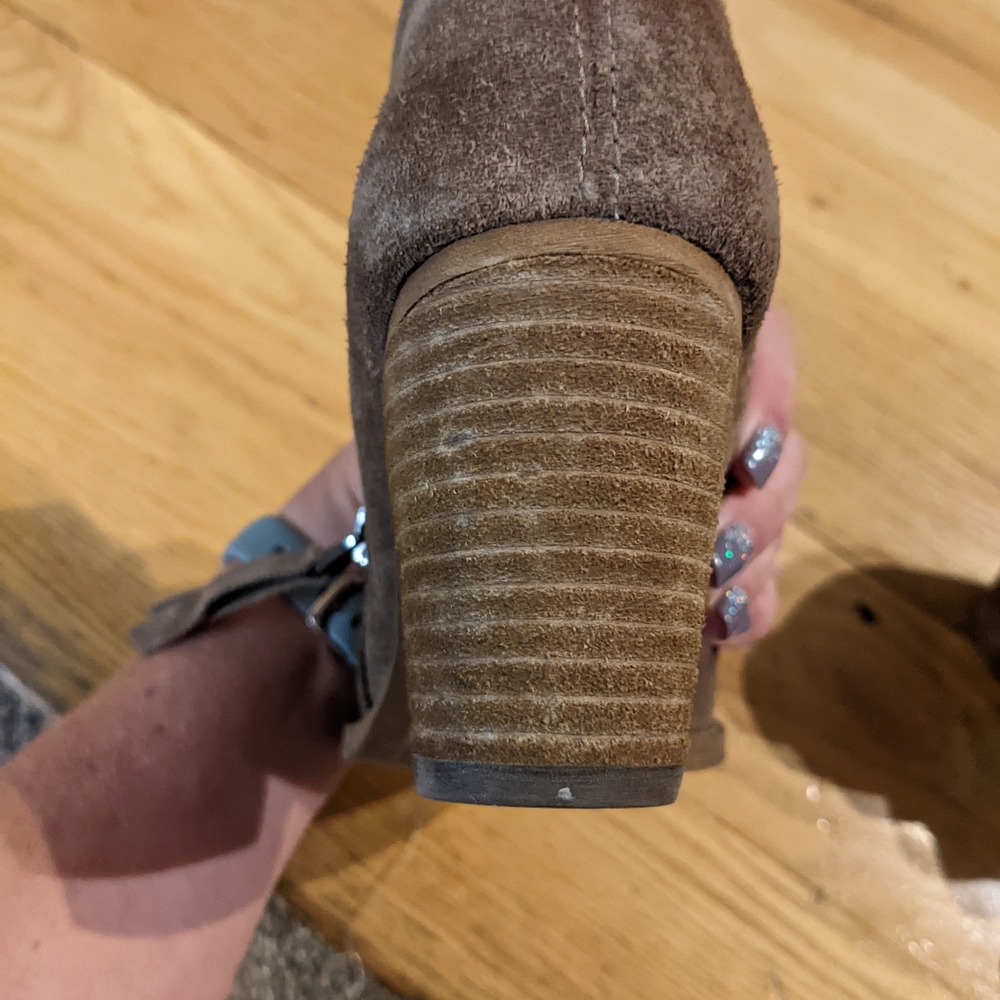 Sam Edelman Macon Suede Leather Ankle Booties Women's Size 6.5 - Picture 6 of 10
